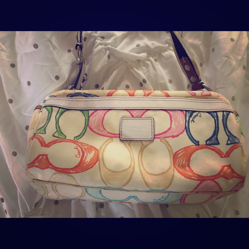 Coach colorful “c” shoulder bag